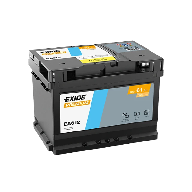 EXIDE EA612 Premium indítóakkumulátor
