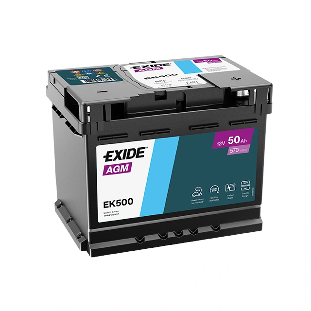 EXIDE AGM  EK500 start-stop akkumulátor