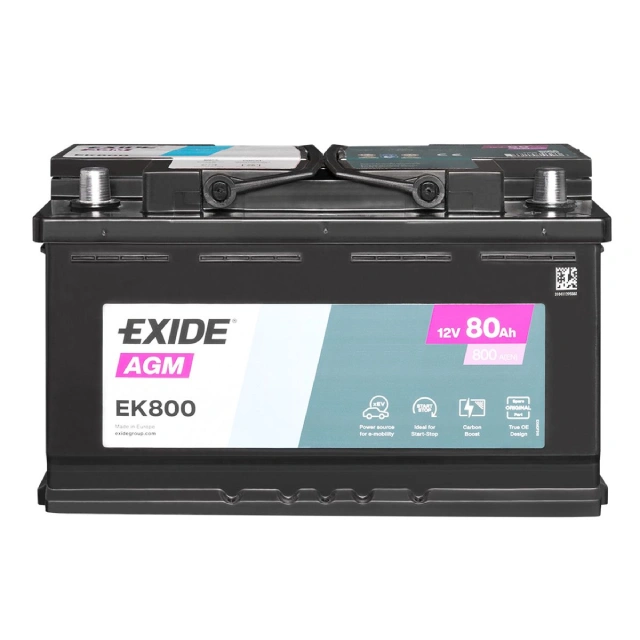 EXIDE EK800 AGM start-stop akkumulátor
