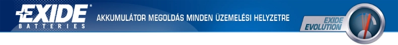 Exide autó akkumulátorok